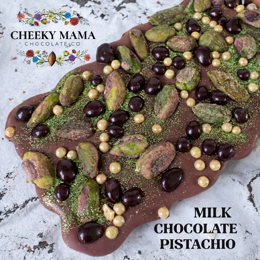 Pistachio Artisanal Belgian Chocolate Bark