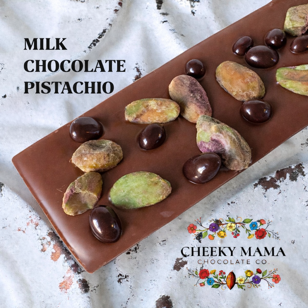 Pistachio Artisanal Belgian Chocolate Bark
