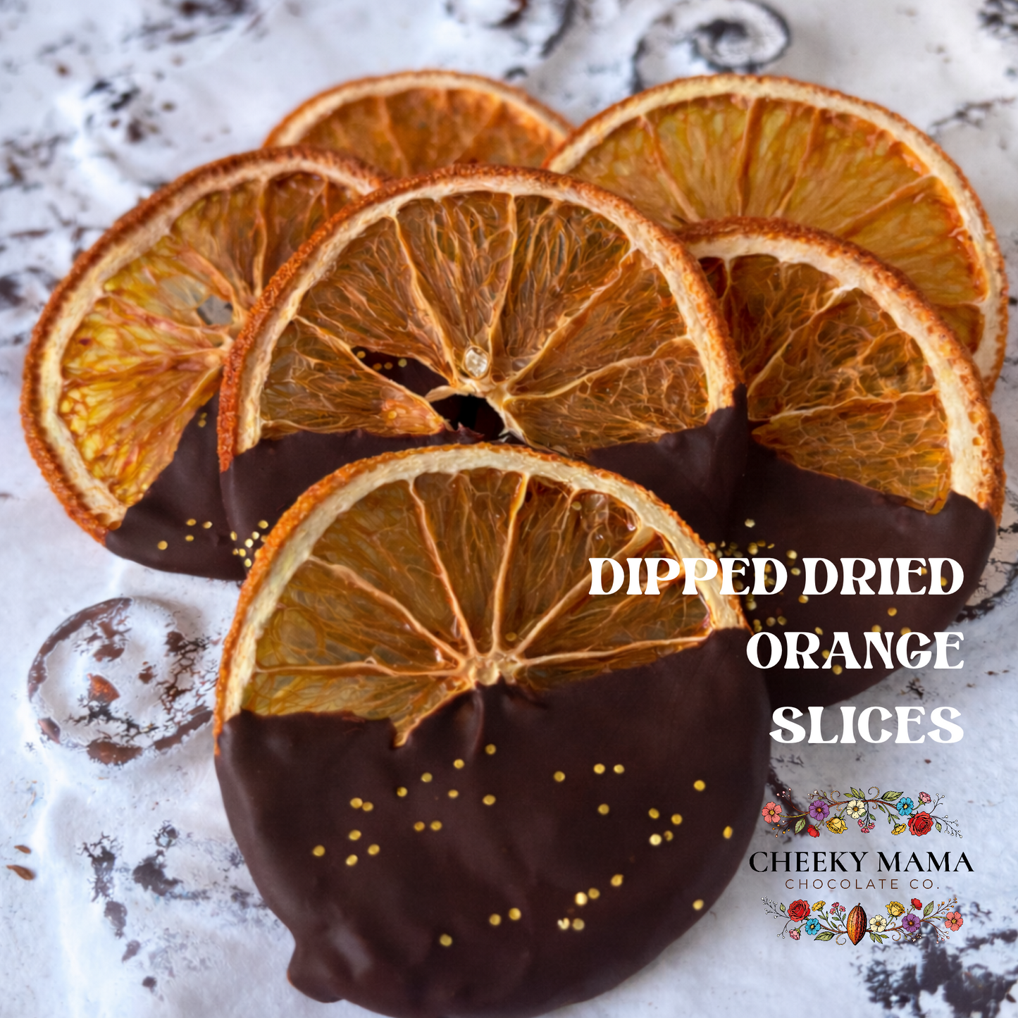 Dipped Dried Orange Slices