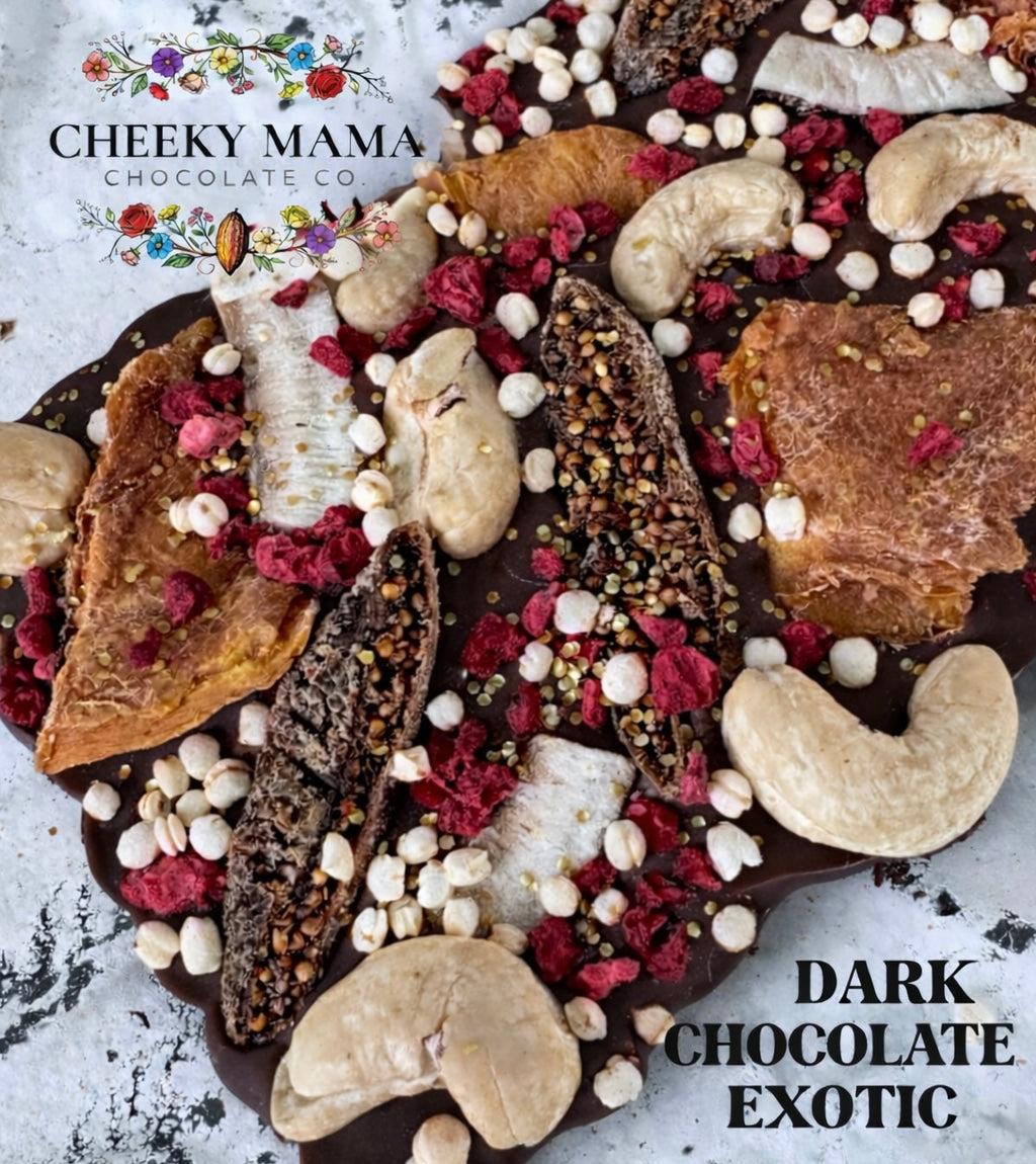 Exotic Artisanal Belgian Chocolate Bark