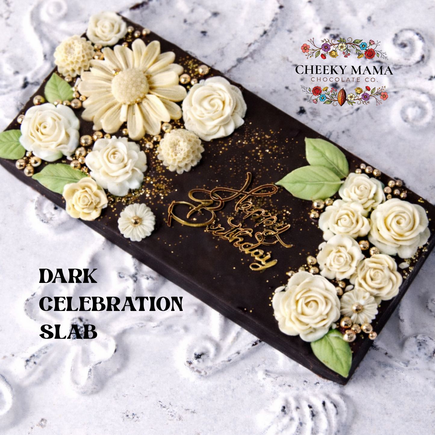 Personalized Celebration Slab - Say It In Chocolate