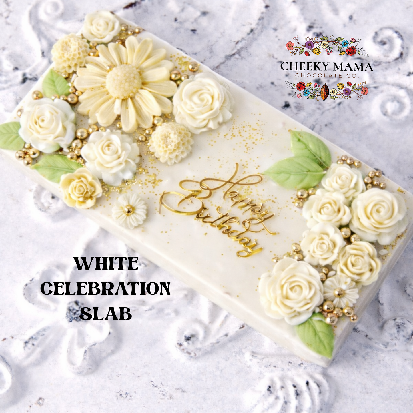 Personalized Celebration Slab - Say It In Chocolate