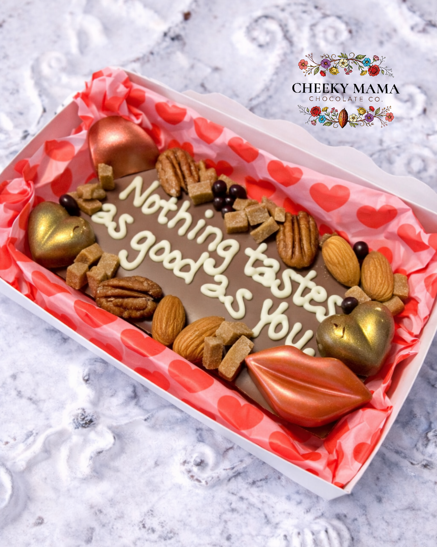 Personalized Celebration Slab - Say It In Chocolate