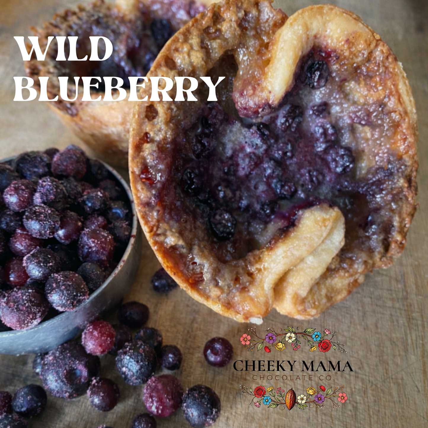 Wild Blueberry Butter Tart